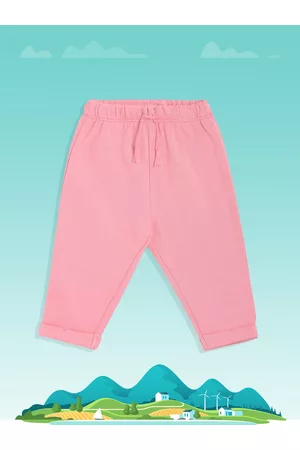 MINI KLUB Girls Pink Ankle Length Leggings