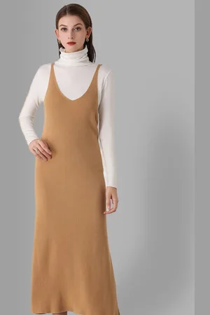JC Collection Women Khaki & White Solid Co-ords Set