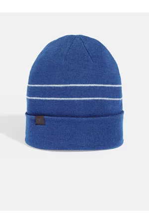 WROGN Unisex Blue Acrylic Beanie