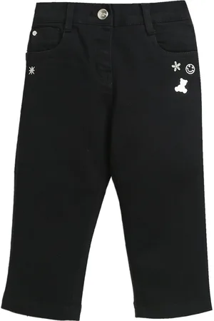 Tiny Girl Girls Black Low Distress Cotton Jeans