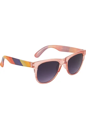 YK Unisex Kids Grey Gradient Lens Wayfarer Sunglasses with UV Protected Lens -J7554