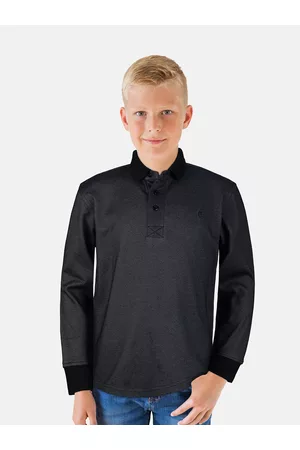 Gini and Jony Boys Grey Mandarin Collar T-shirt