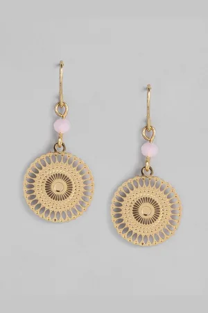Accessorize London Women Filigree & Facet Drop Earring
