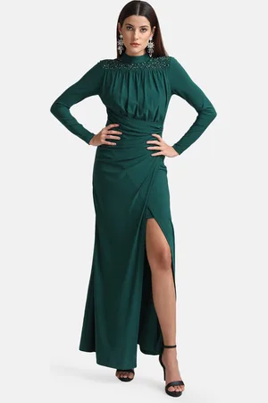 Kazo Women Green Maxi Dress