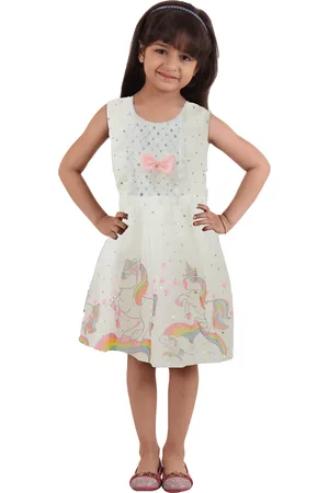Kids On Board White Floral Dress