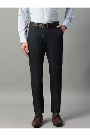 Matinique Men Navy Blue Slim Fit Solid Chinos