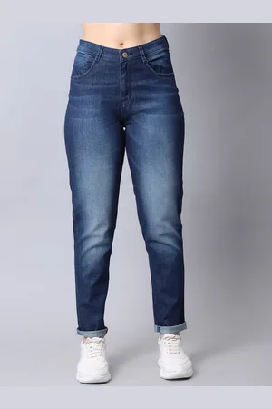 CANTABIL Women Blue Heavy Fade Jeans
