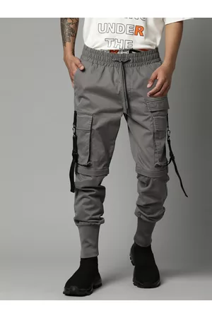 Buy Grey Trousers  Pants for Men by BREAKBOUNCE Online  Ajiocom