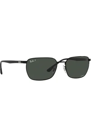 Ray-Ban Unisex Polarized Grey Lens Irregular Sunglasses - 0 Rb3684 Ch002/k858