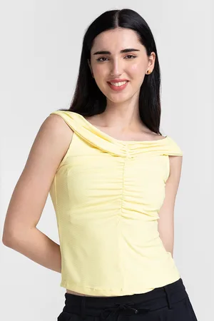 Globus Woman Solid Self Design Top