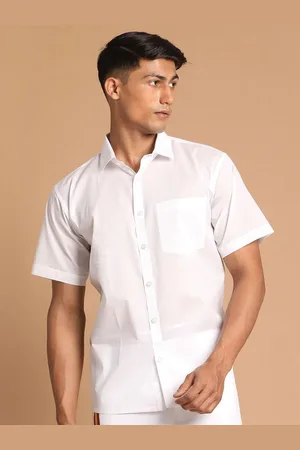 Vastramay Men White Premium Casual Shirt