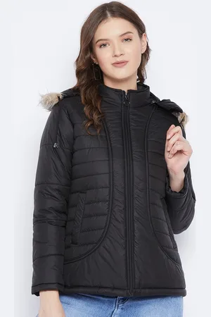 VERO AMORE Women Black Insulator Polyester Parka Jacket