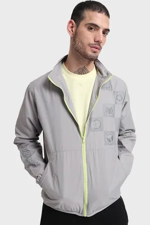 Bewakoof 1.0 Men Windcheater Graphic Printed Tailored Jacket