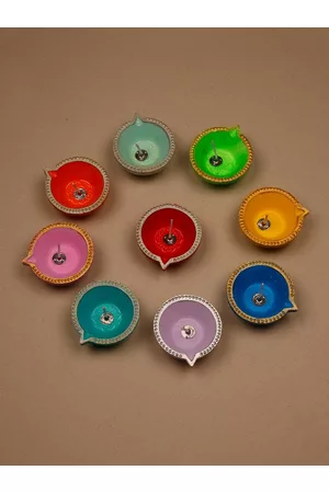Ariana Set Of 9 Modern Diya