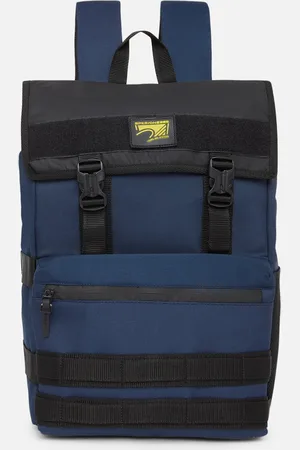 SPYKAR Men Navy Blue & Black Backpack