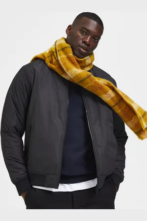 SELECTED Men Black Solid Bomber Jacket