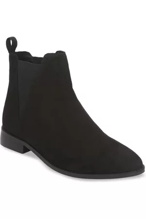 Truffle Collection Women Black Solid Heeled Boots
