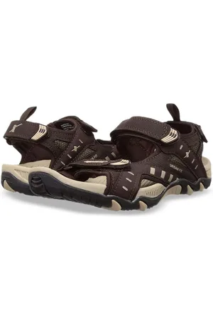 Sparx Men Brown & Beige Patterned Sports Sandals