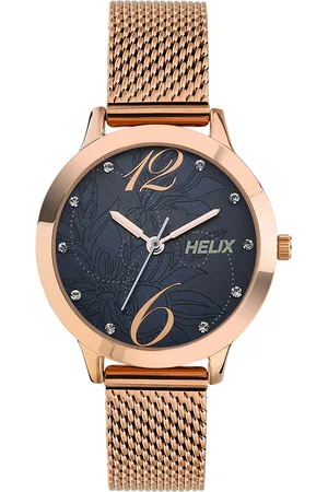 Helix Women Blue Analogue Watch - TW022HL18