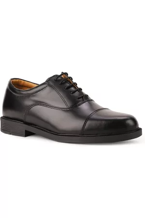 Bata Men Black Solid Formal Oxfords