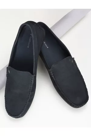 Van Heusen Men's Black Formal Loafers