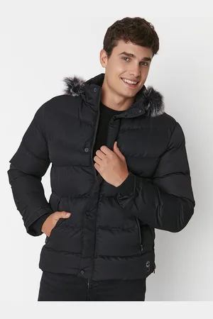 Trendyol Men Black Solid Puffer Jacket