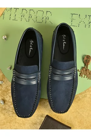 Mast & Harbour Men Blue Driving Shoes