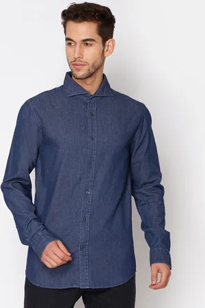 Matinique Men Blue Slim Fit Casual Shirt