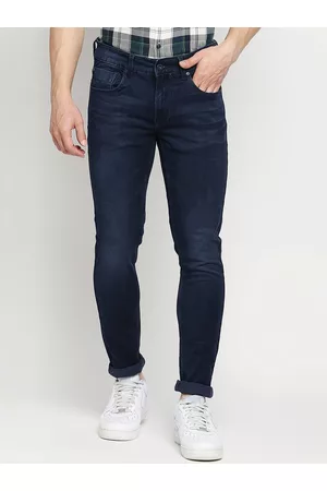 SPYKAR Men Blue Super Skinny Fit Low-Rise Light Fade Jeans