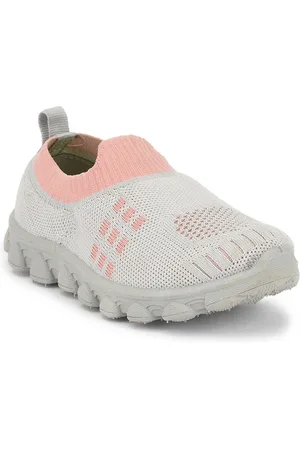 Liberty Kids Grey Woven Design Slip-On Sneakers