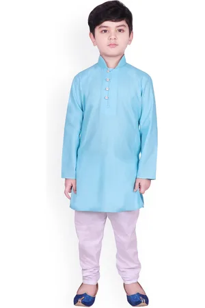 SG Boys Turquoise Blue Kurta with Pyjamas