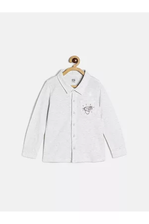 MINI KLUB Boys Cotton Comfort Printed Casual Shirt