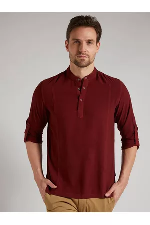 Identiti Men Brown Slim Fit Casual Shirt