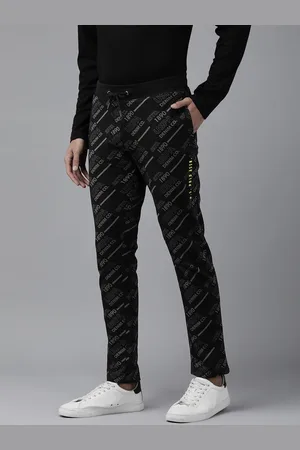 Ralph Lauren Black Brand Logo Printed Pure Cotton Regular Track Pants