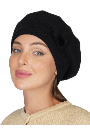 iSWEVEN Women Black Slouchy Beanie