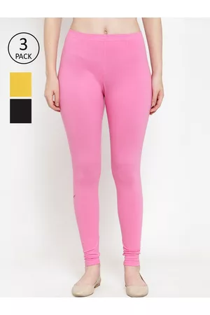 GRACIT Women Pack of 3 Solid Leggings