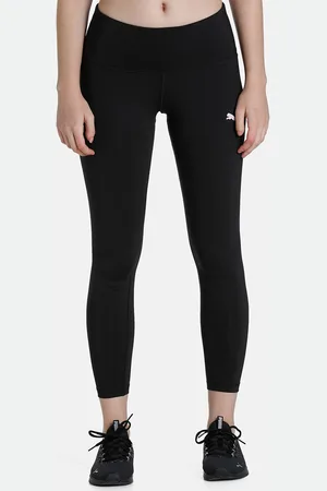 PUMA Women Black Solid Ankle Length Training Tights