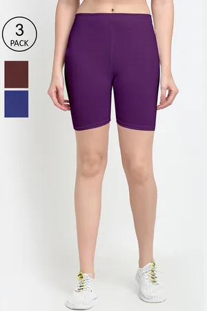 GRACIT Women Pack of 3 Cycling Sports Shorts