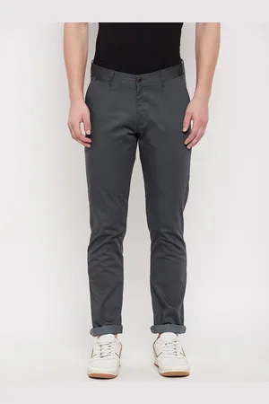 Duke Men Blue Slim Fit Trousers