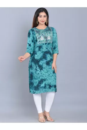 Bachuu Women Green Dyed Kurta