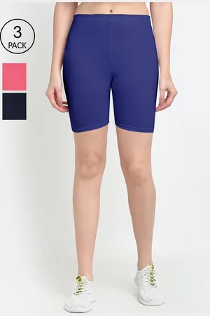 GRACIT Women Pack of 3 Cycling Sports Shorts