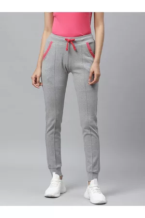 Cayman Women Grey Melange Solid Joggers