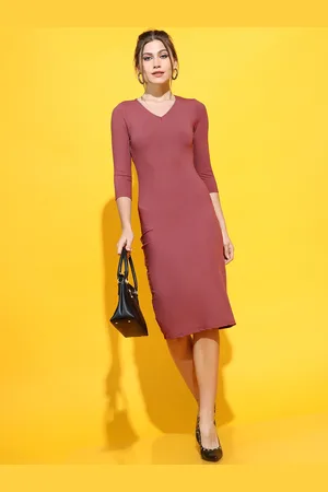 Tokyo Talkies Rose Bodycon Dress