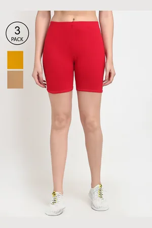 GRACIT Women Pack of 3 Cycling Sports Shorts