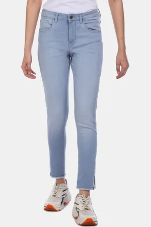 U.S. Polo Assn. Women Blue Super Skinny Fit High-Rise Clean Look Jeans