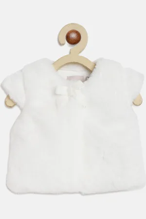 chicco Girls White Lightweight Tailored Jacket