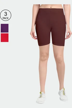 GRACIT Women Pack of 3 Cycling Sports Shorts