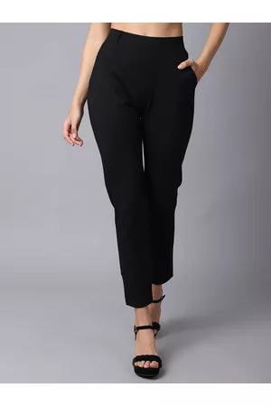 CANTABIL Women Black Solid Cotton Jeggings