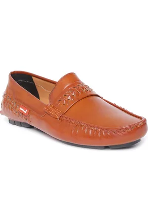 Mocas Men Brown Driving Shoes