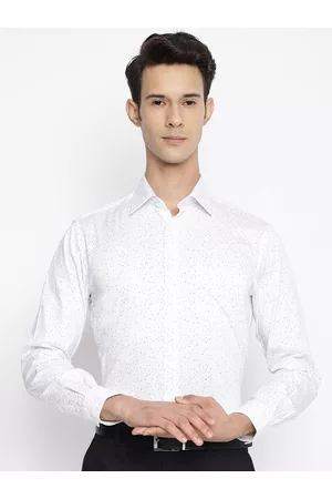 CANTABIL Men Printed Cotton Formal Shirt